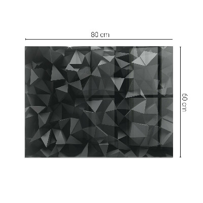 Glasplatte unter Kaminöfen Geometrie in drei Dimensionen