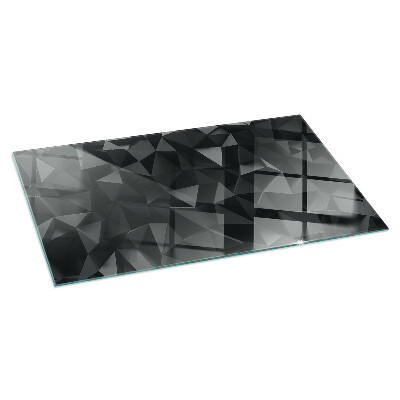 Glasplatte unter Kaminöfen Geometrie in drei Dimensionen