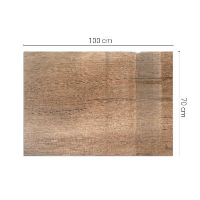 Vorlegeplatte für Kaminöfen Holzinspiriertes Muster