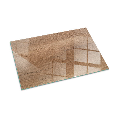 Vorlegeplatte für Kaminöfen Holzinspiriertes Muster