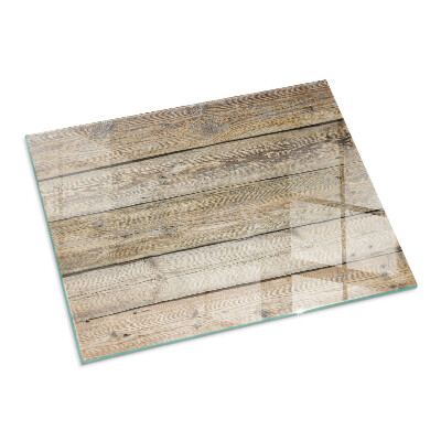 Glasplatte unter Kaminöfen Holzmosaik im Layout