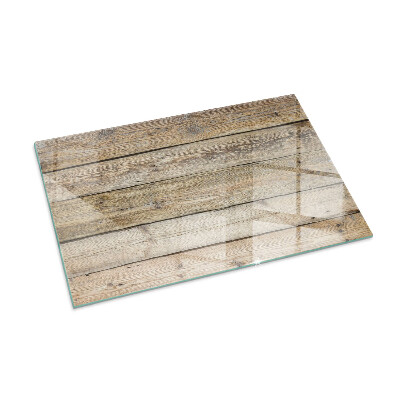 Glasplatte unter Kaminöfen Holzmosaik im Layout