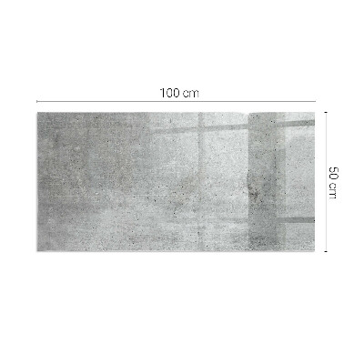 Glasplatte unter Kaminöfen Rohbetonmuster