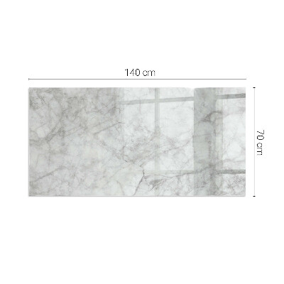 Glasplatte unter Kaminöfen Marmorstruktur im eleganten Stil