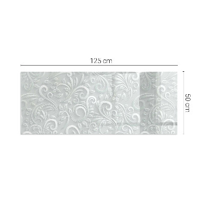 Vorlegeplatte für Kaminöfen Stilvolles Pflanzenmotiv