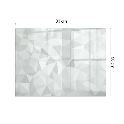 Glasplatte unter Kaminöfen Geometrische Abstraktion in Formen