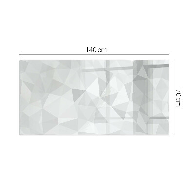 Glasplatte unter Kaminöfen Geometrische Abstraktion in Formen