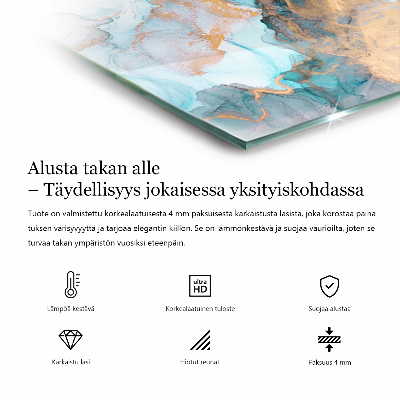 Glasplatte unter Kaminöfen Geometrische Abstraktion in Formen