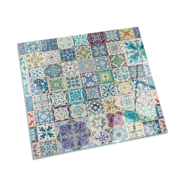 Glasplatte unter Kaminöfen Mosaik-Dekormuster