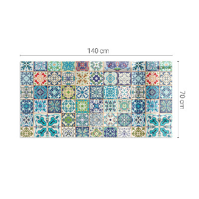 Glasplatte unter Kaminöfen Mosaik-Dekormuster