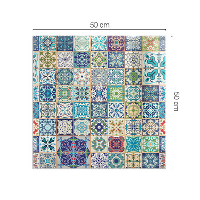 Glasplatte unter Kaminöfen Mosaik-Dekormuster