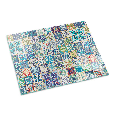 Glasplatte unter Kaminöfen Mosaik-Dekormuster