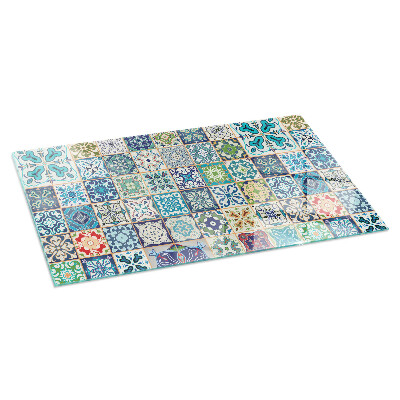 Glasplatte unter Kaminöfen Mosaik-Dekormuster