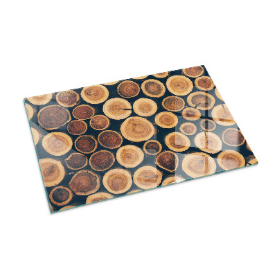 Glasplatte unter Kaminöfen Holzgerahmte Box