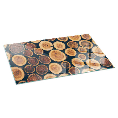 Glasplatte unter Kaminöfen Holzgerahmte Box