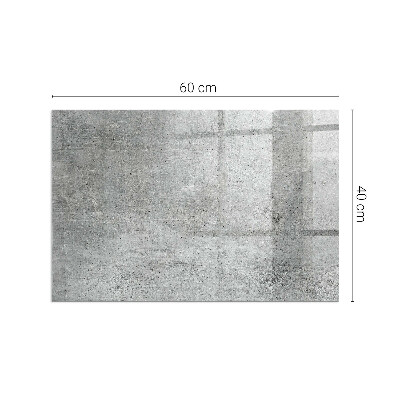 Glasplatte unter Kaminöfen Rohbeton im minimalistischen Stil
