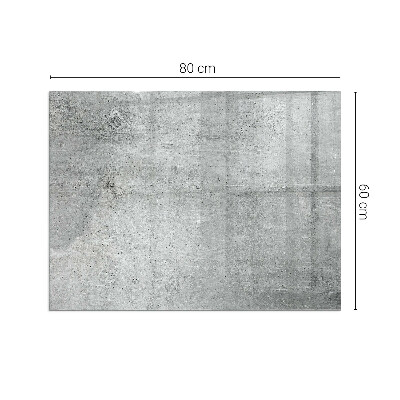 Glasplatte unter Kaminöfen Rohbeton im minimalistischen Stil