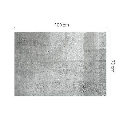 Glasplatte unter Kaminöfen Rohbeton im minimalistischen Stil