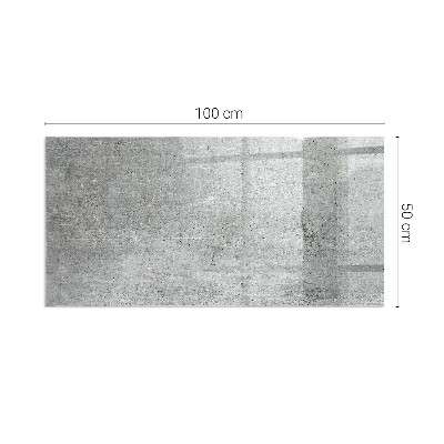 Glasplatte unter Kaminöfen Rohbeton im minimalistischen Stil