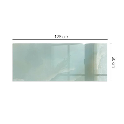 Glasplatte unter Kaminöfen Marmormotiv in dezenten Tönen