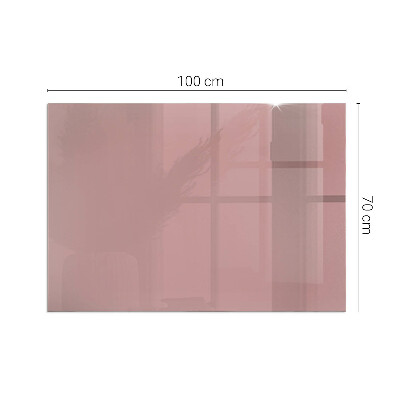 Vorlegeplatte für Kaminöfen Farbe Rosa