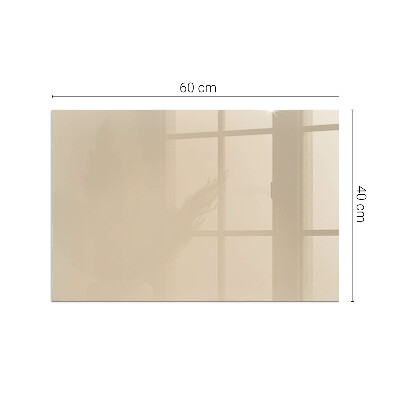 Vorlegeplatte für Kaminöfen Farbe Beige