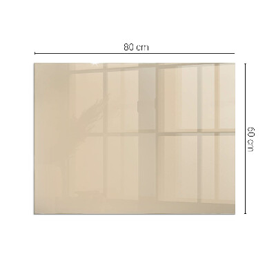 Vorlegeplatte für Kaminöfen Farbe Beige