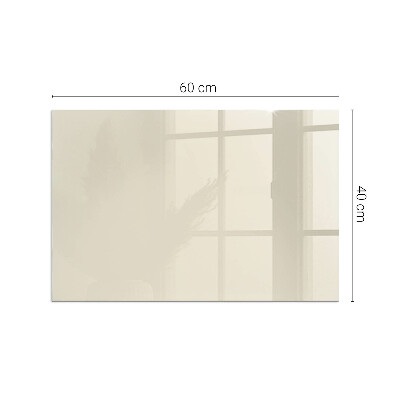 Vorlegeplatte für Kaminöfen Farbe Beige