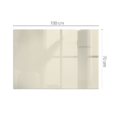 Vorlegeplatte für Kaminöfen Farbe Beige