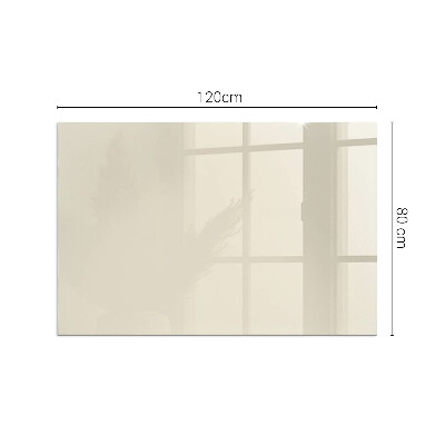 Vorlegeplatte für Kaminöfen Farbe Beige