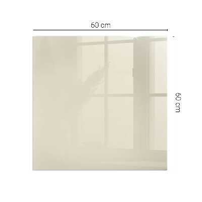 Vorlegeplatte für Kaminöfen Farbe Beige