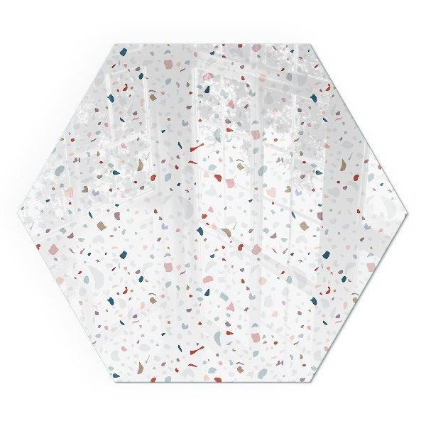 Sechseckige Glasplatte für Öfen Mikroformen in subtiler Harmonie