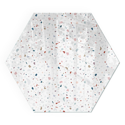 Sechseckige Glasplatte für Öfen Mikroformen in subtiler Harmonie