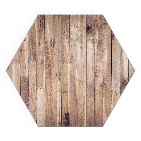 Sechseckige Glasplatte für Öfen Brettmuster in einer harmonischen Anordnung