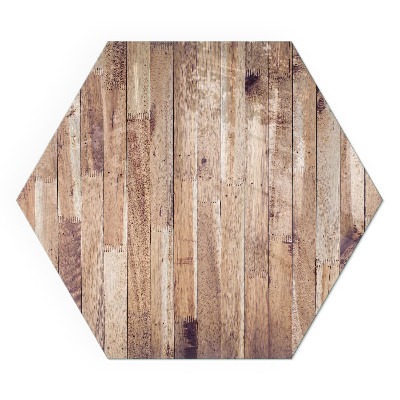 Sechseckige Glasplatte für Öfen Brettmuster in einer harmonischen Anordnung