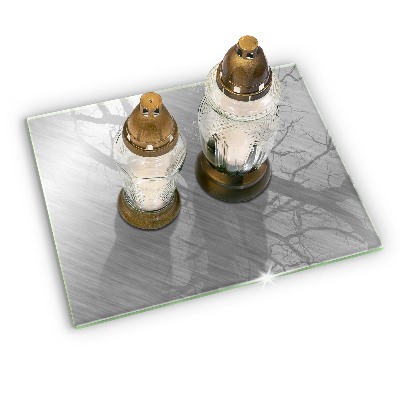 Grabkerze Untersetzer Metallbeschaffenheitshintergrund