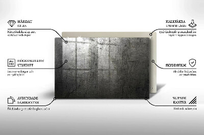 Untersetzer für Grabkerze Metallstruktur