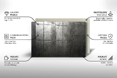 Untersetzer für Grabkerze Metallstruktur