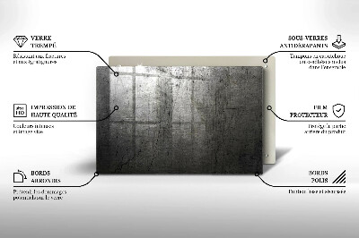 Untersetzer für Grabkerze Metallstruktur