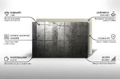 Untersetzer für Grabkerze Metallstruktur