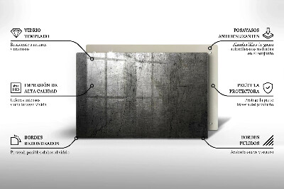 Untersetzer für Grabkerze Metallstruktur