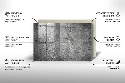 Glasunterlage für Grabkerzen Betonsteinstruktur