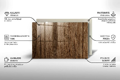 Untersetzer für Grabkerze Holzstruktur