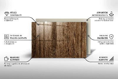 Untersetzer für Grabkerze Holzstruktur