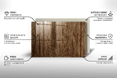 Untersetzer für Grabkerze Holzstruktur