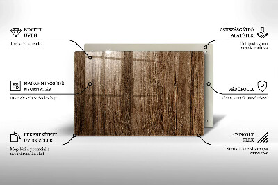 Untersetzer für Grabkerze Holzstruktur