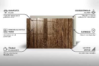 Untersetzer für Grabkerze Holzstruktur