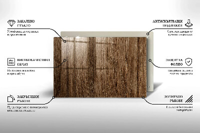 Untersetzer für Grabkerze Holzstruktur