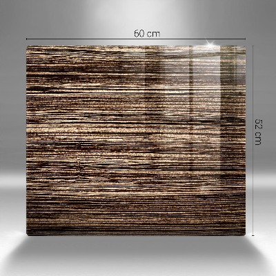 Glasuntersetzer für Grabkerze Holzstruktur
