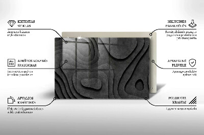 Grabkerze Untersetzer 3D-Steinformen